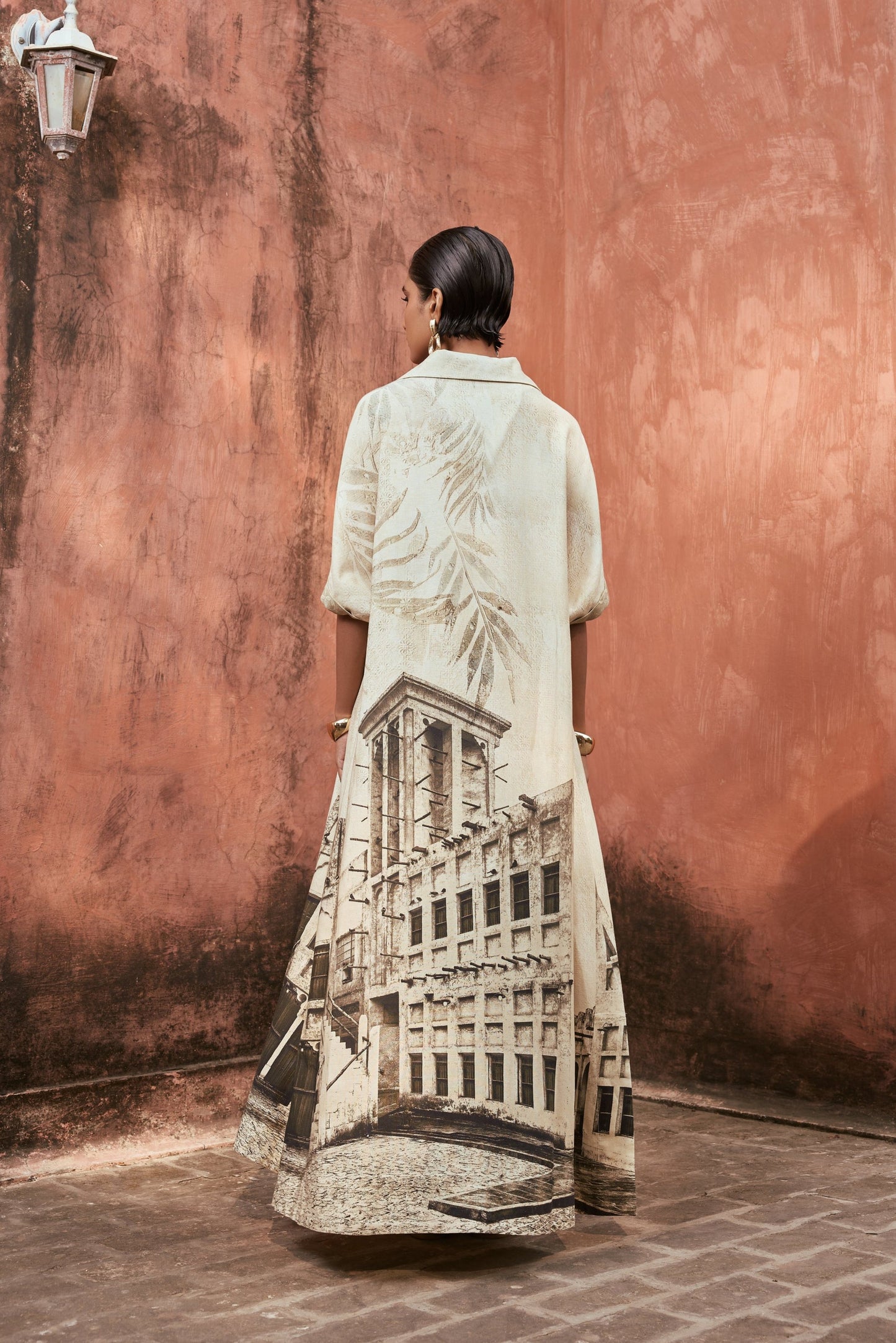 Dar Al Hawa Collar Shirt Dress