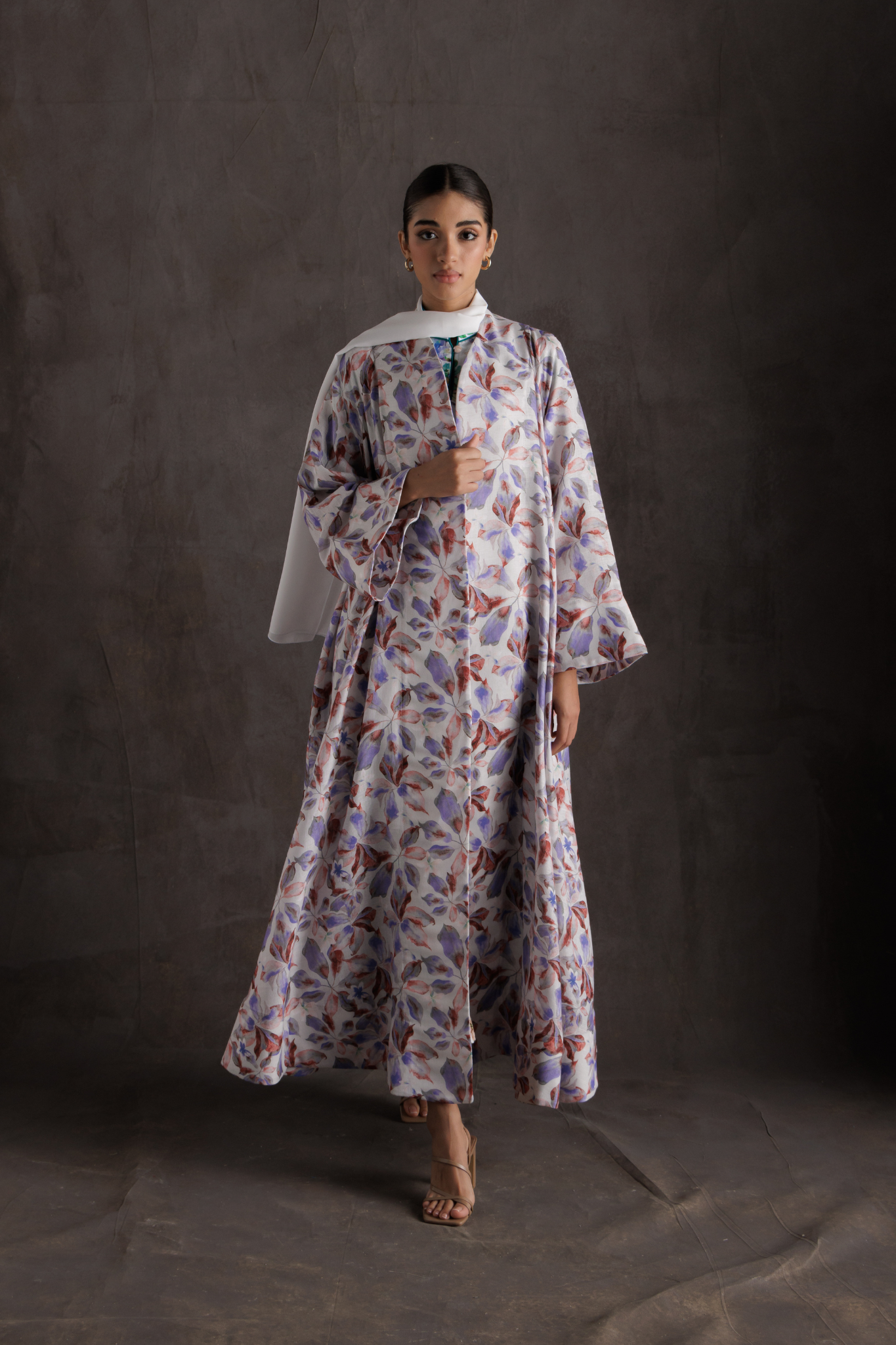 Blossom Breeze Linen Coat