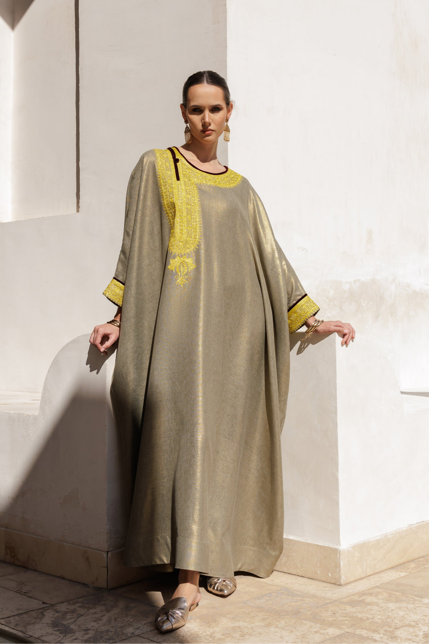 Gold Embroidered Thob