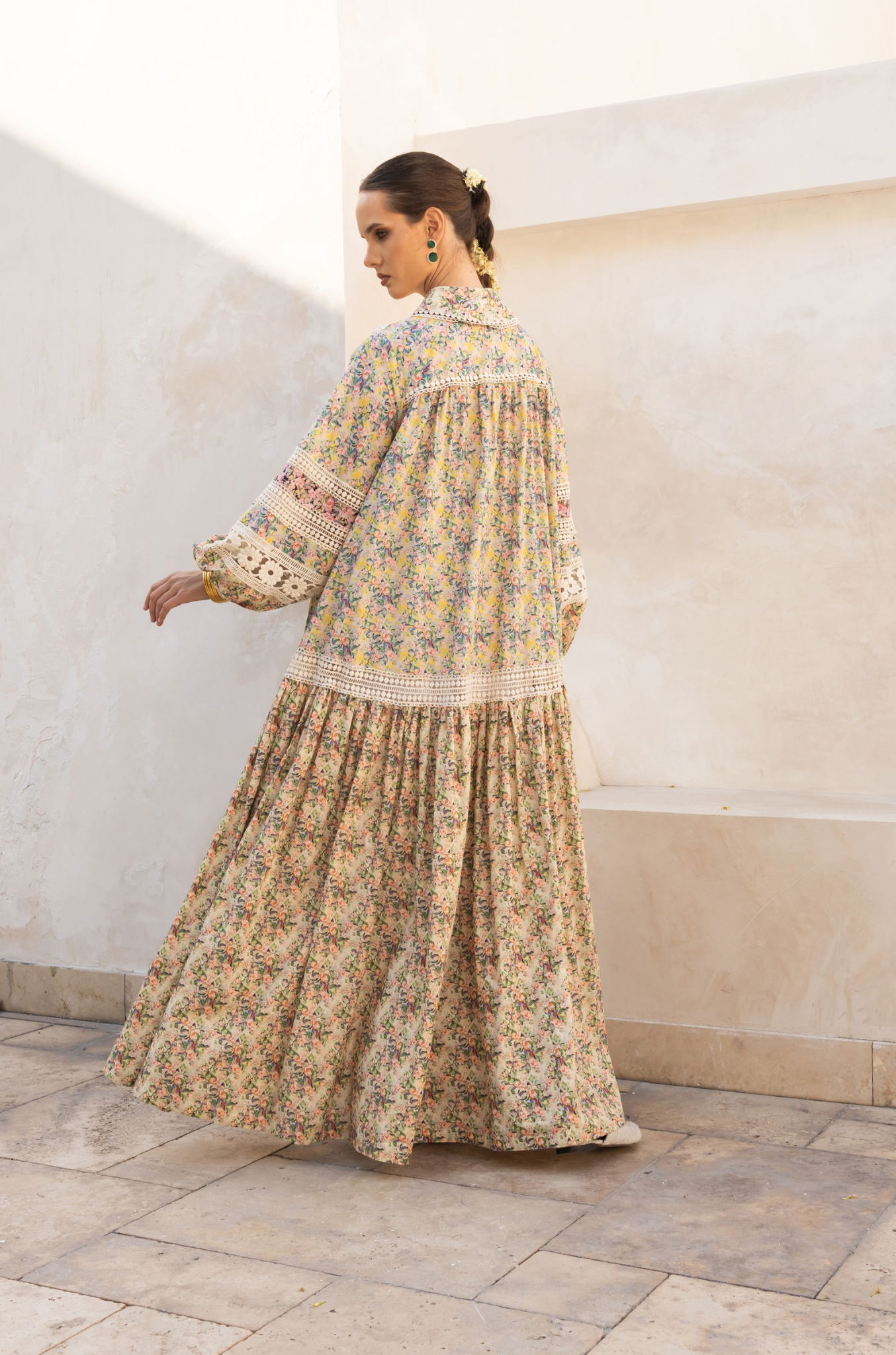 Ditsy Floral Laced Dress