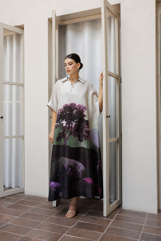 فستان قميص الغابة