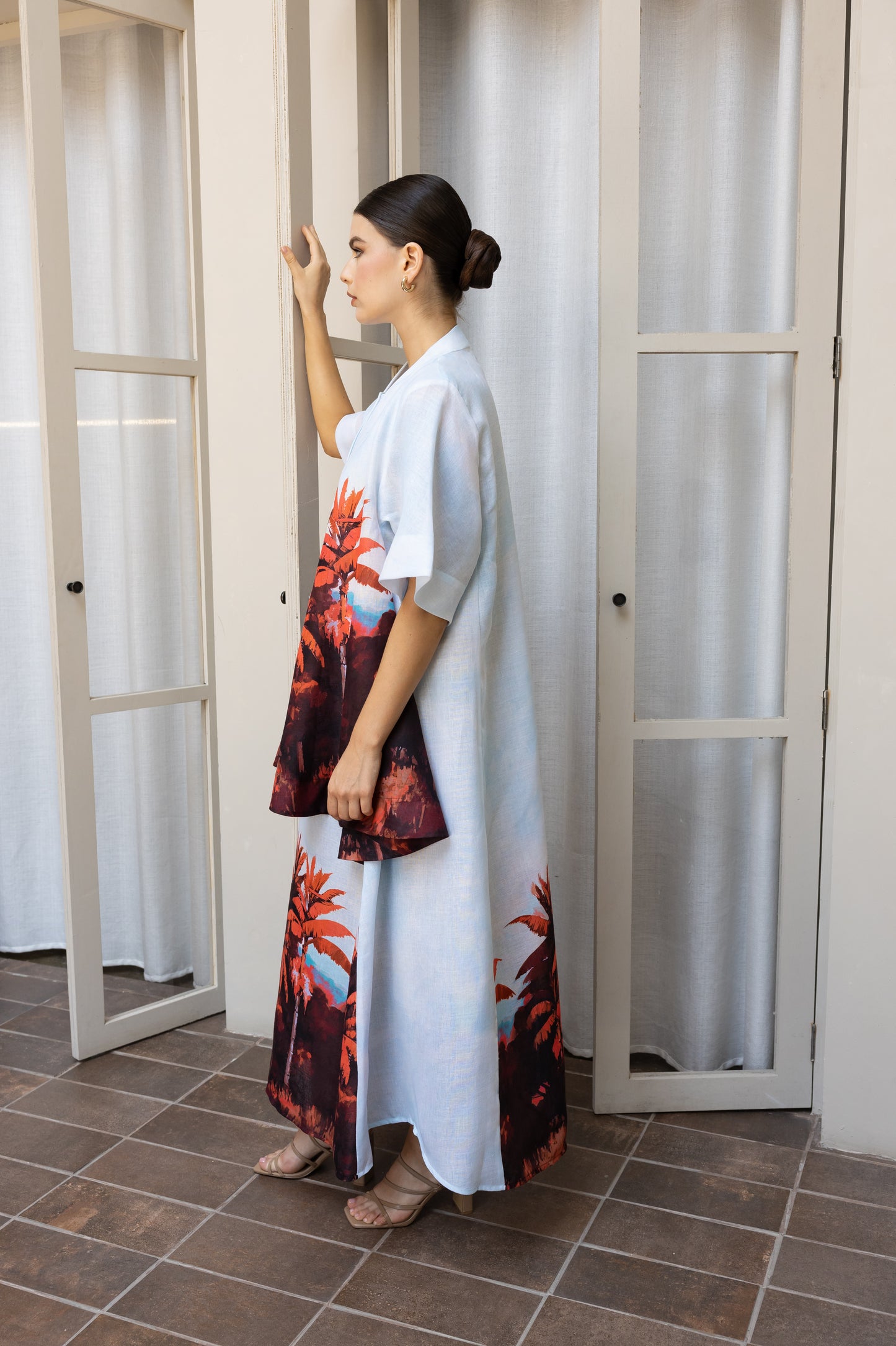 فستان قميص شجرة الموز