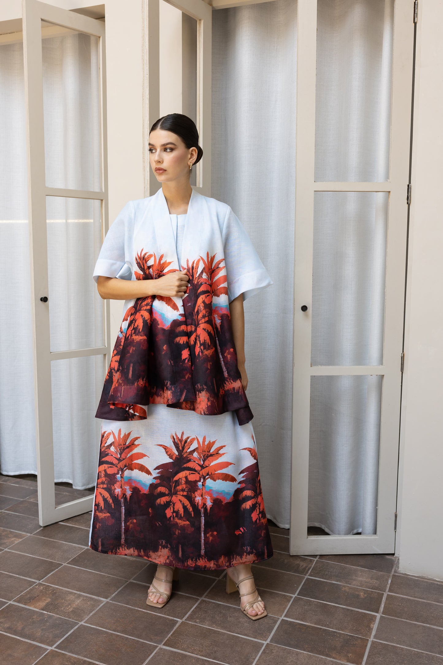 فستان قميص شجرة الموز