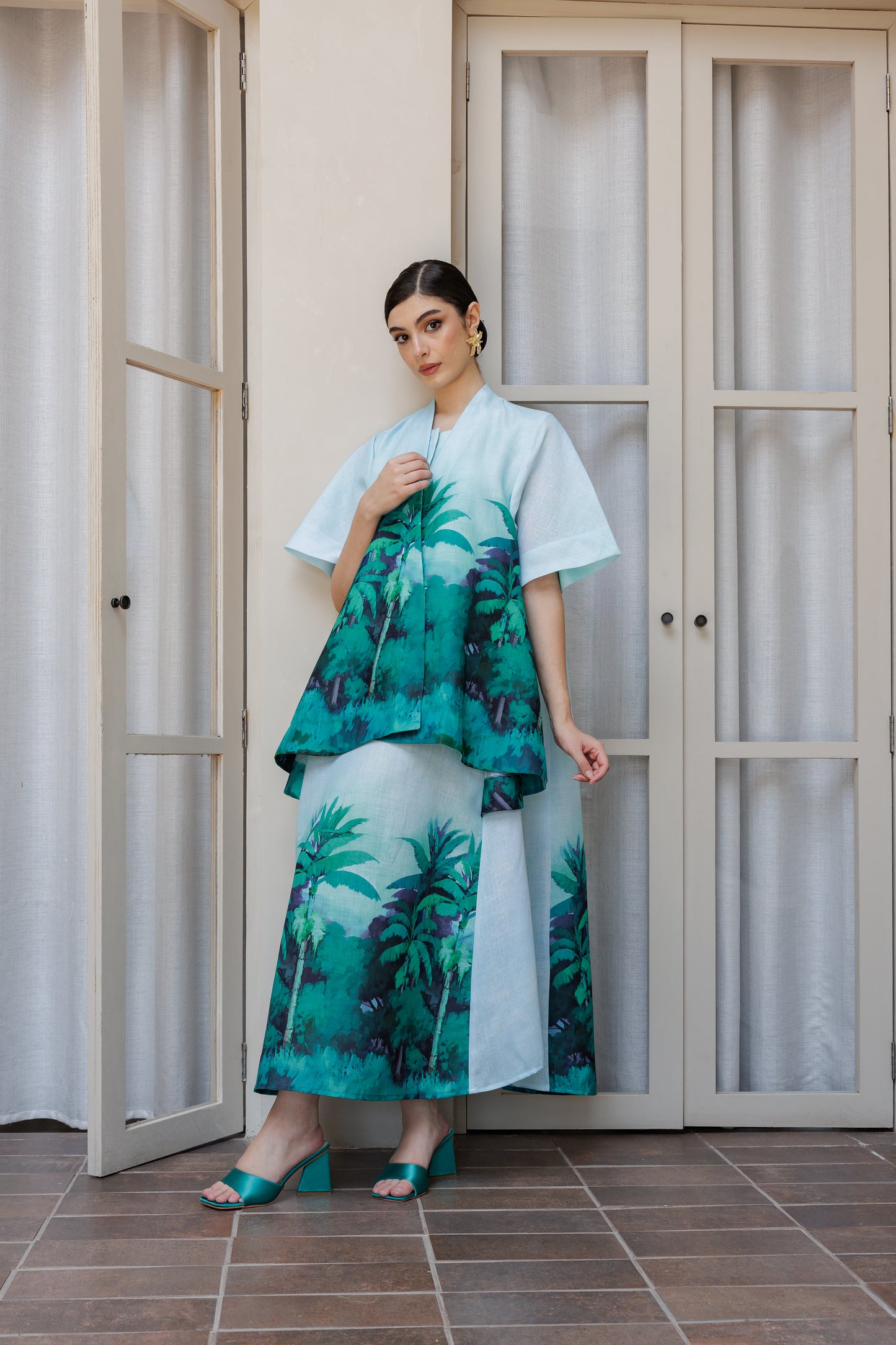 The Banana tree Shirt Dress