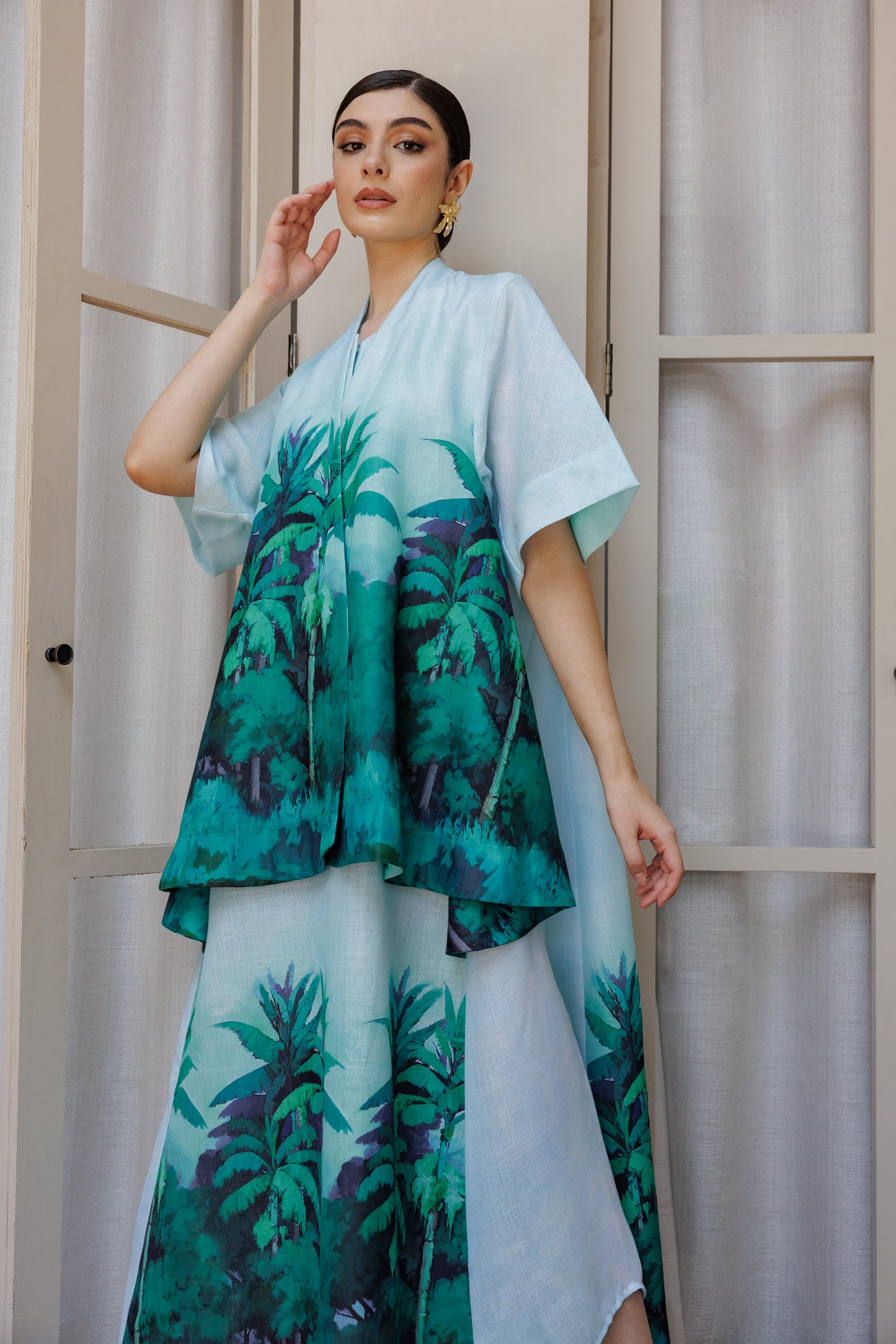 The Banana tree Shirt Dress