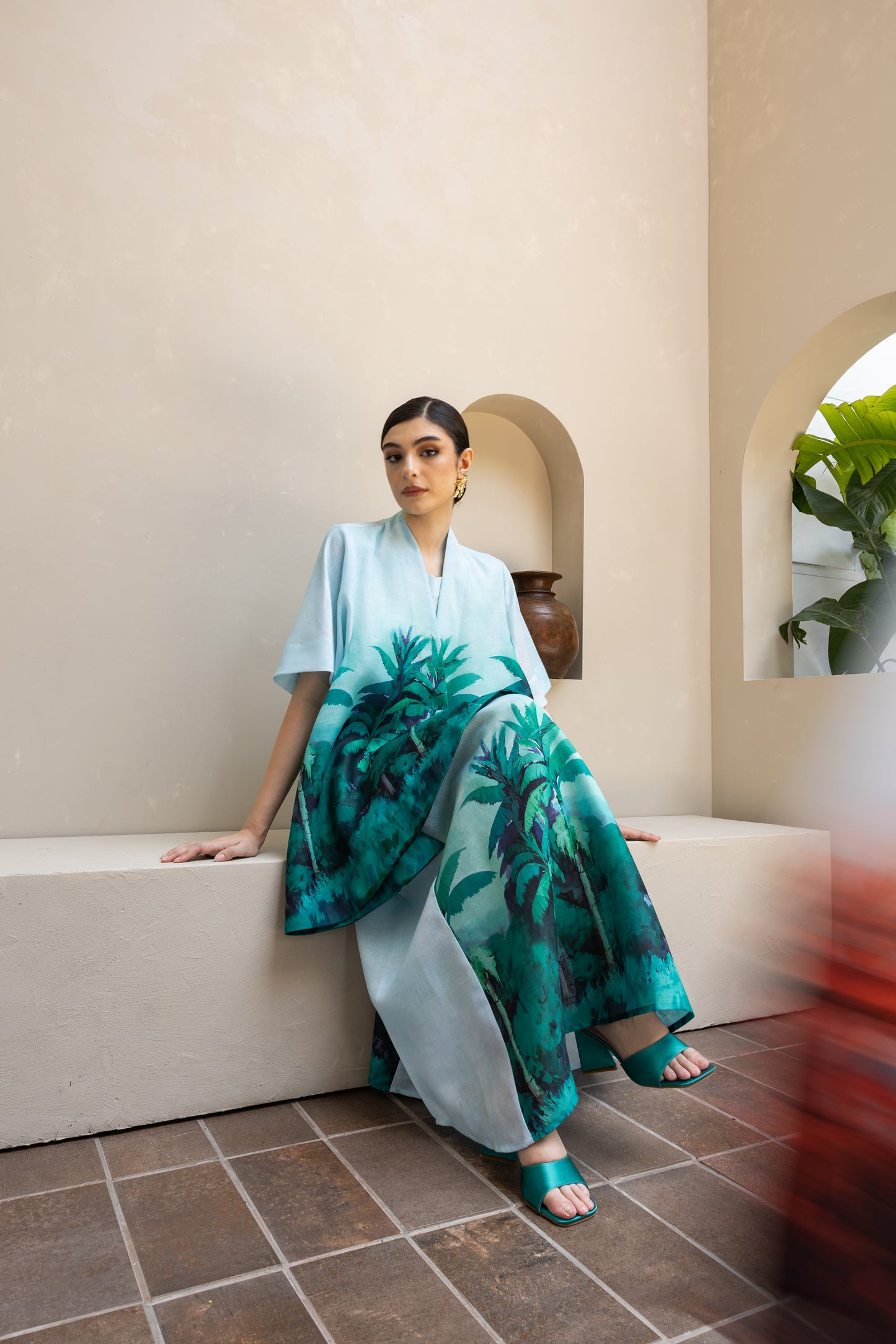 The Banana tree Shirt Dress