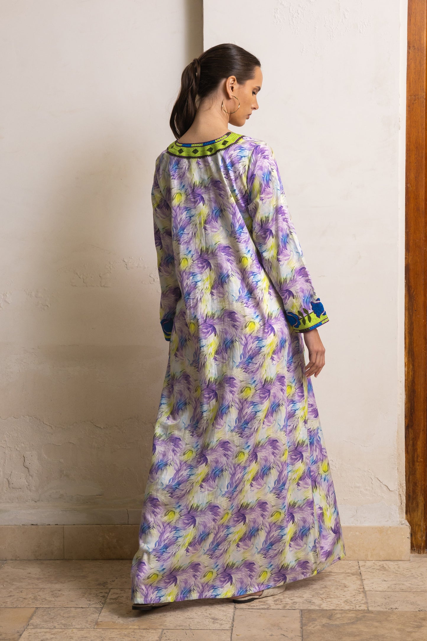 Petunia Embroidered Jalabiya