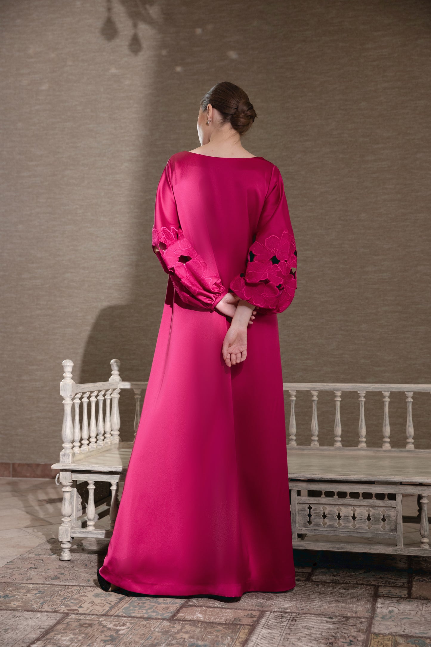 Floral Cut Out Broderie Dress