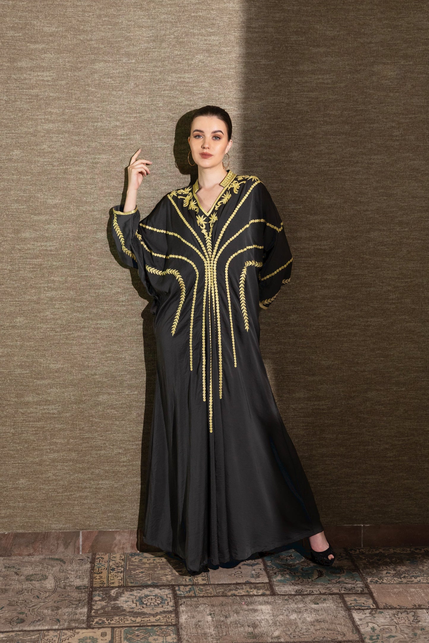 فستان بخية مطرز