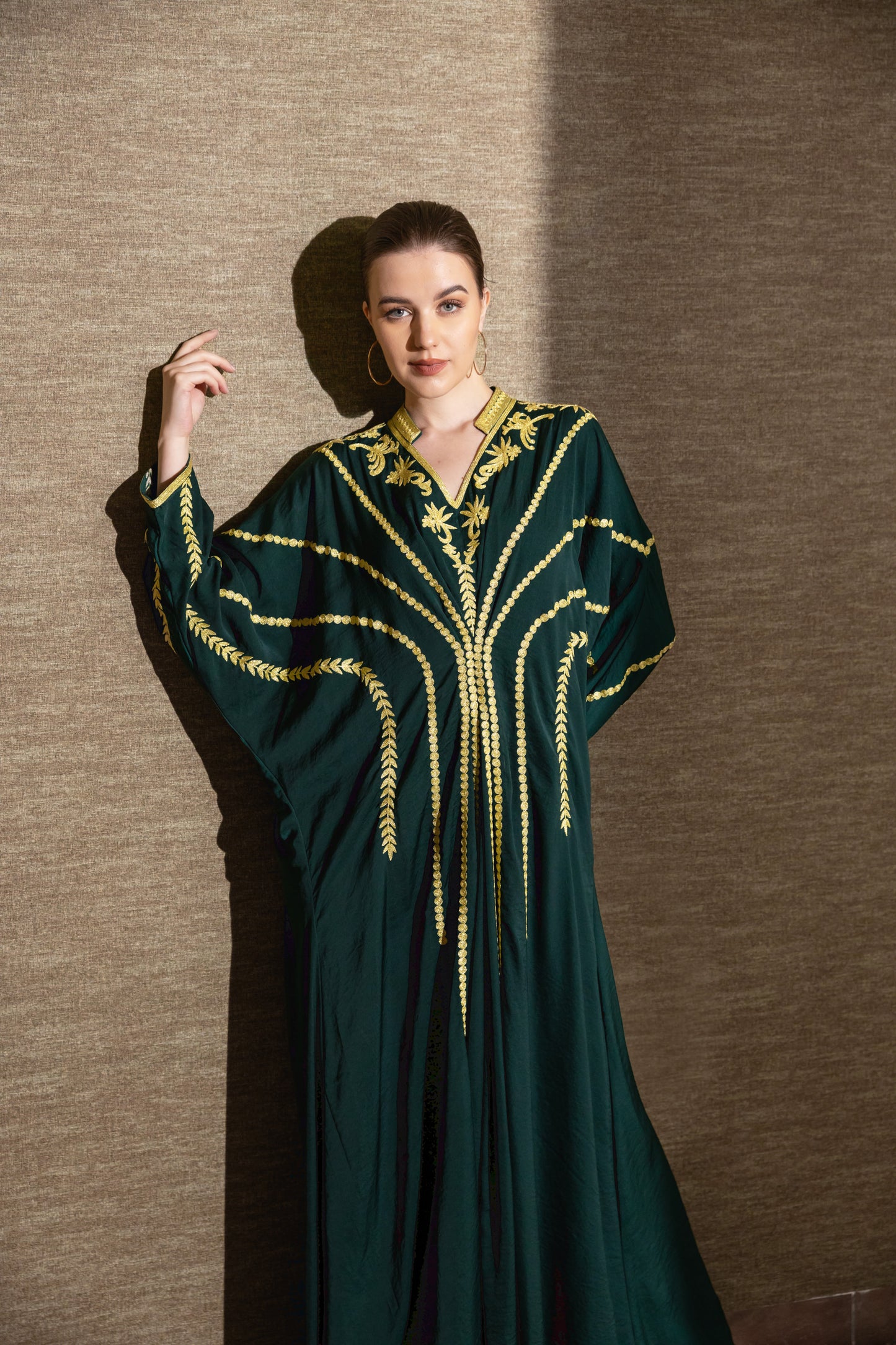 فستان بخية مطرز