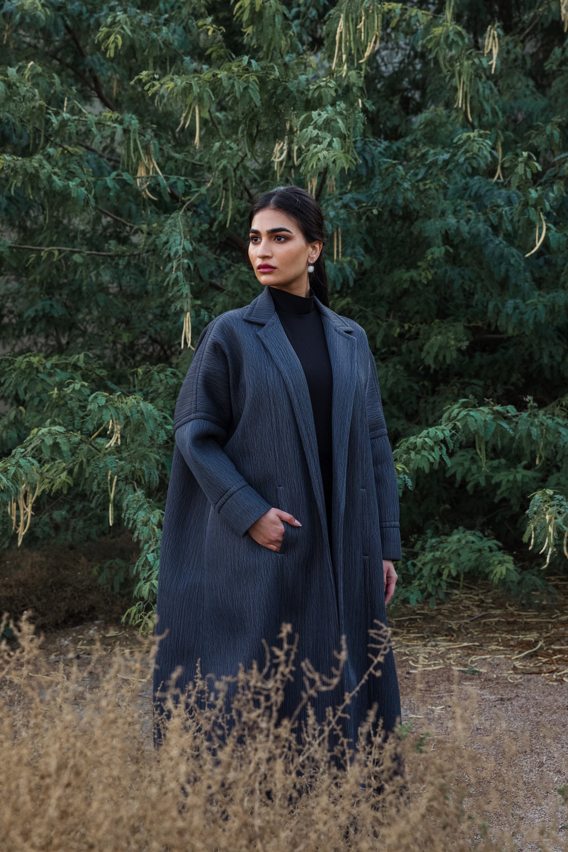 Double net suit abaya - Anmar Couture