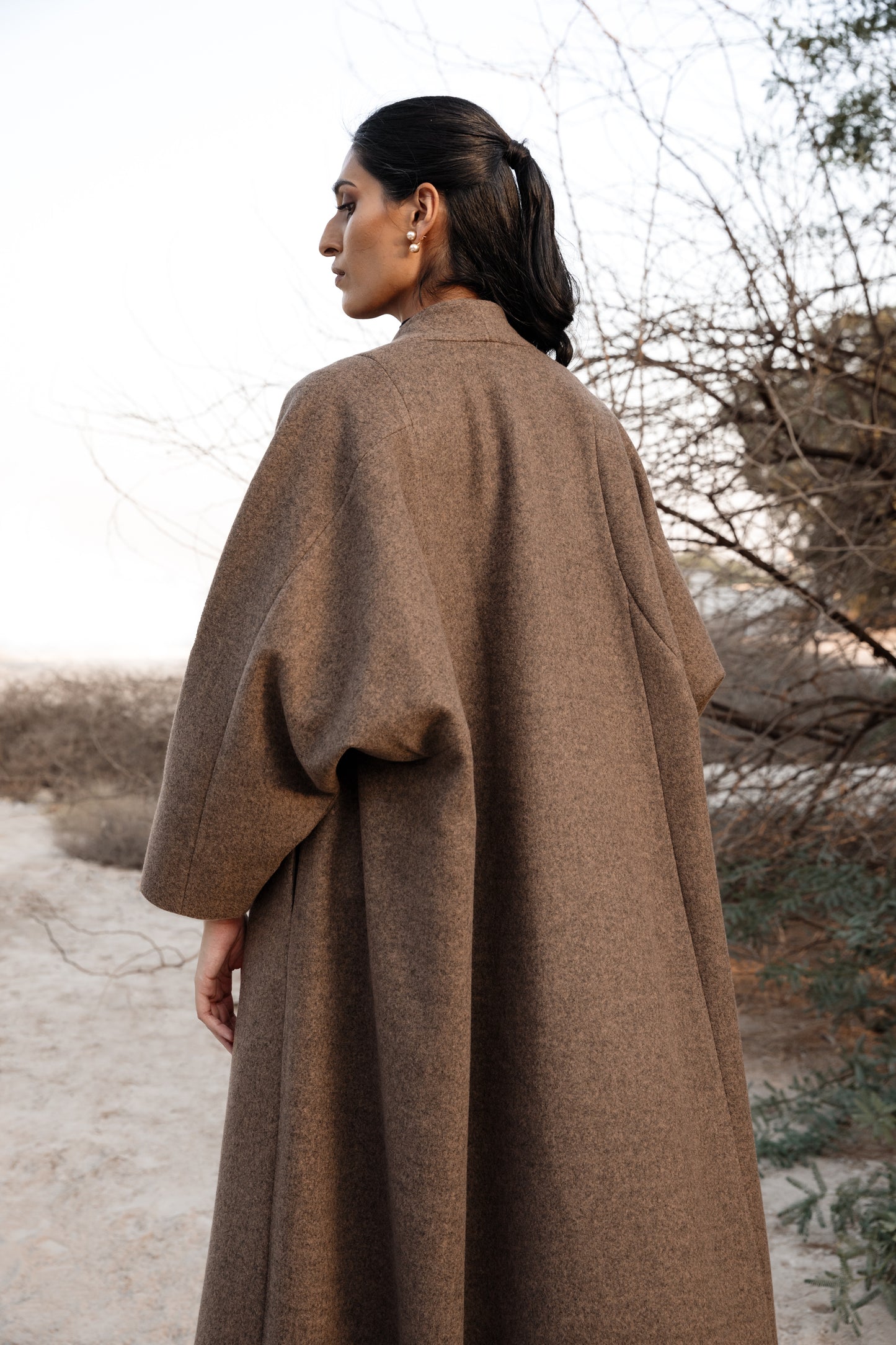 Curved Cut Abaya - Anmar Couture