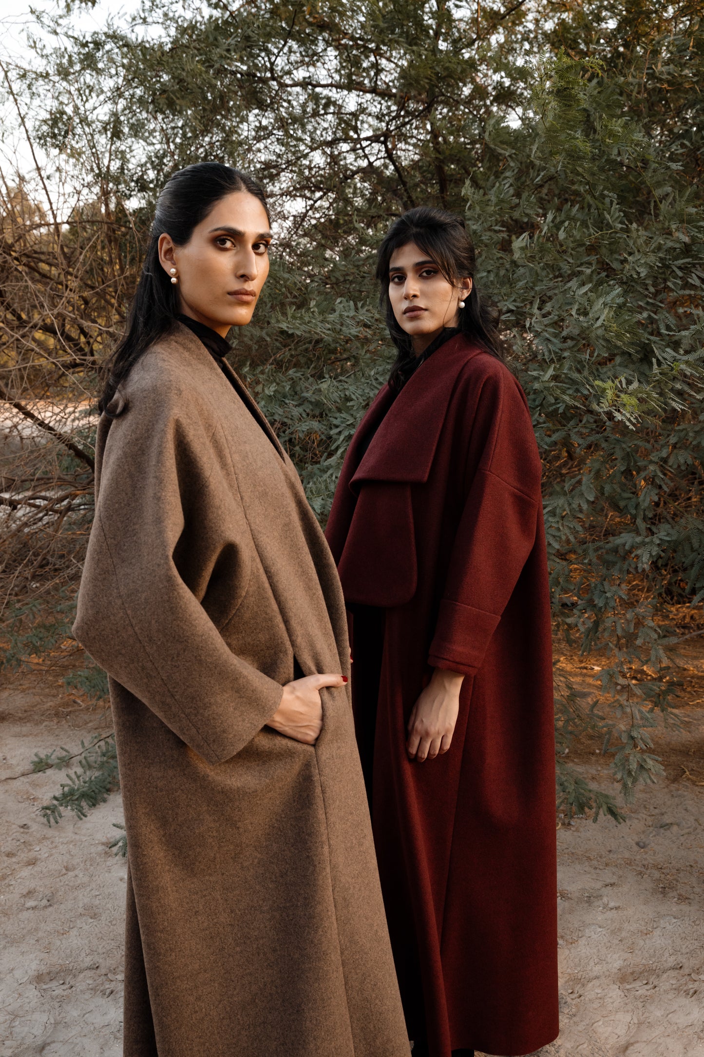 Curved Cut Abaya - Anmar Couture
