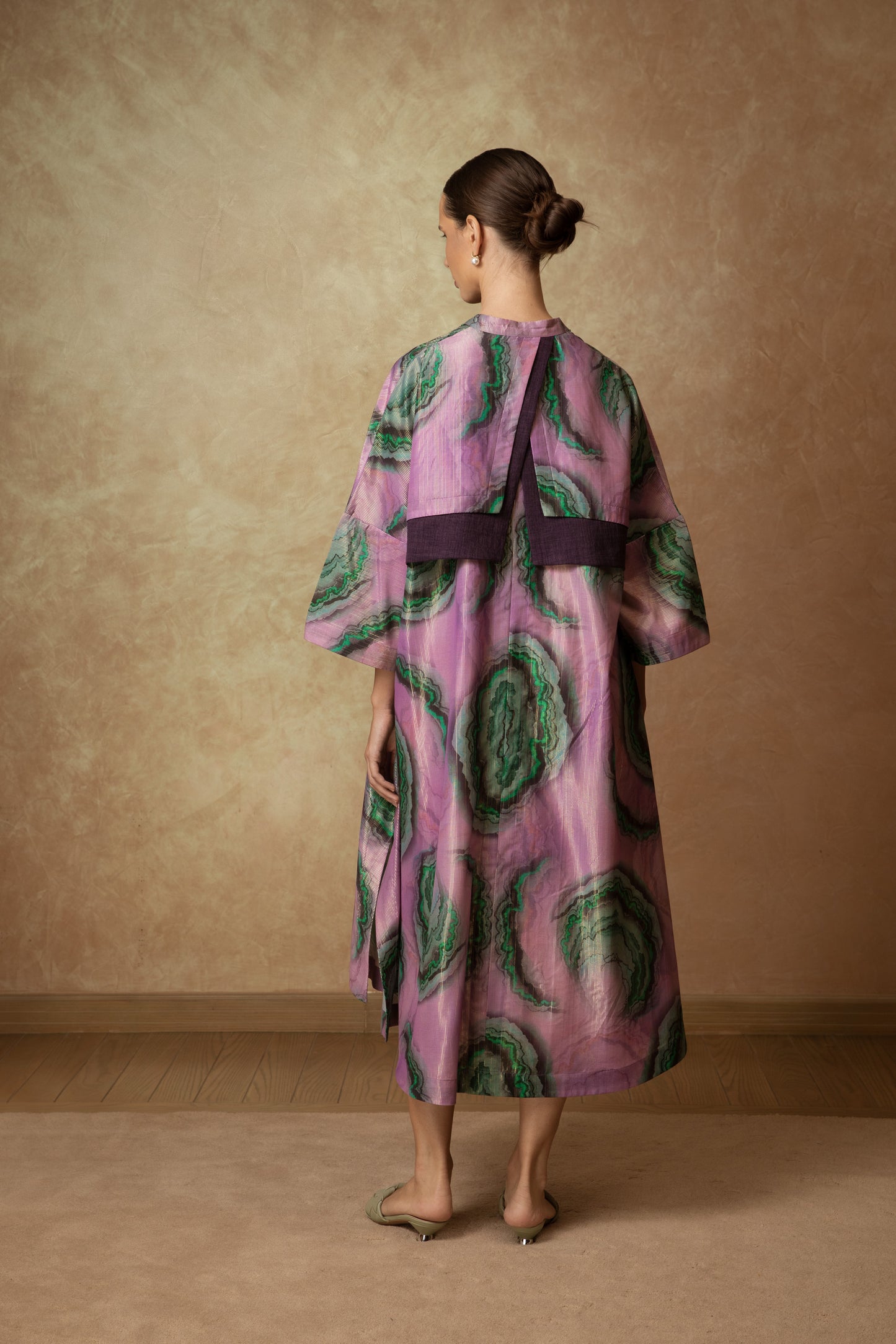 Midi Digital Print Shirt Dress - Anmar Couture