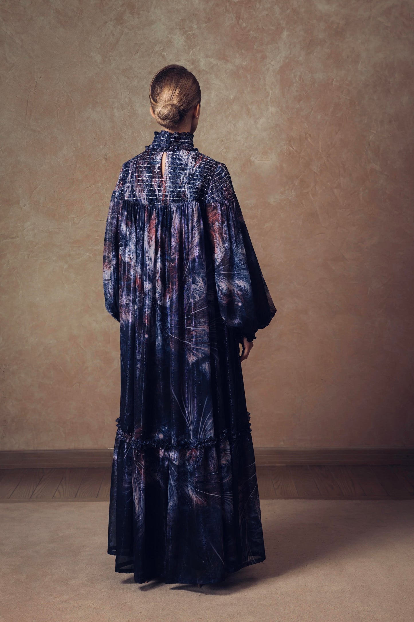 Digital Print chiffon dress