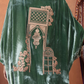Emerald Al Bab Velvet Kaftan