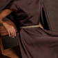 Brown Midnight Draped Dress