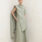 Dune Drape Gown - Sage