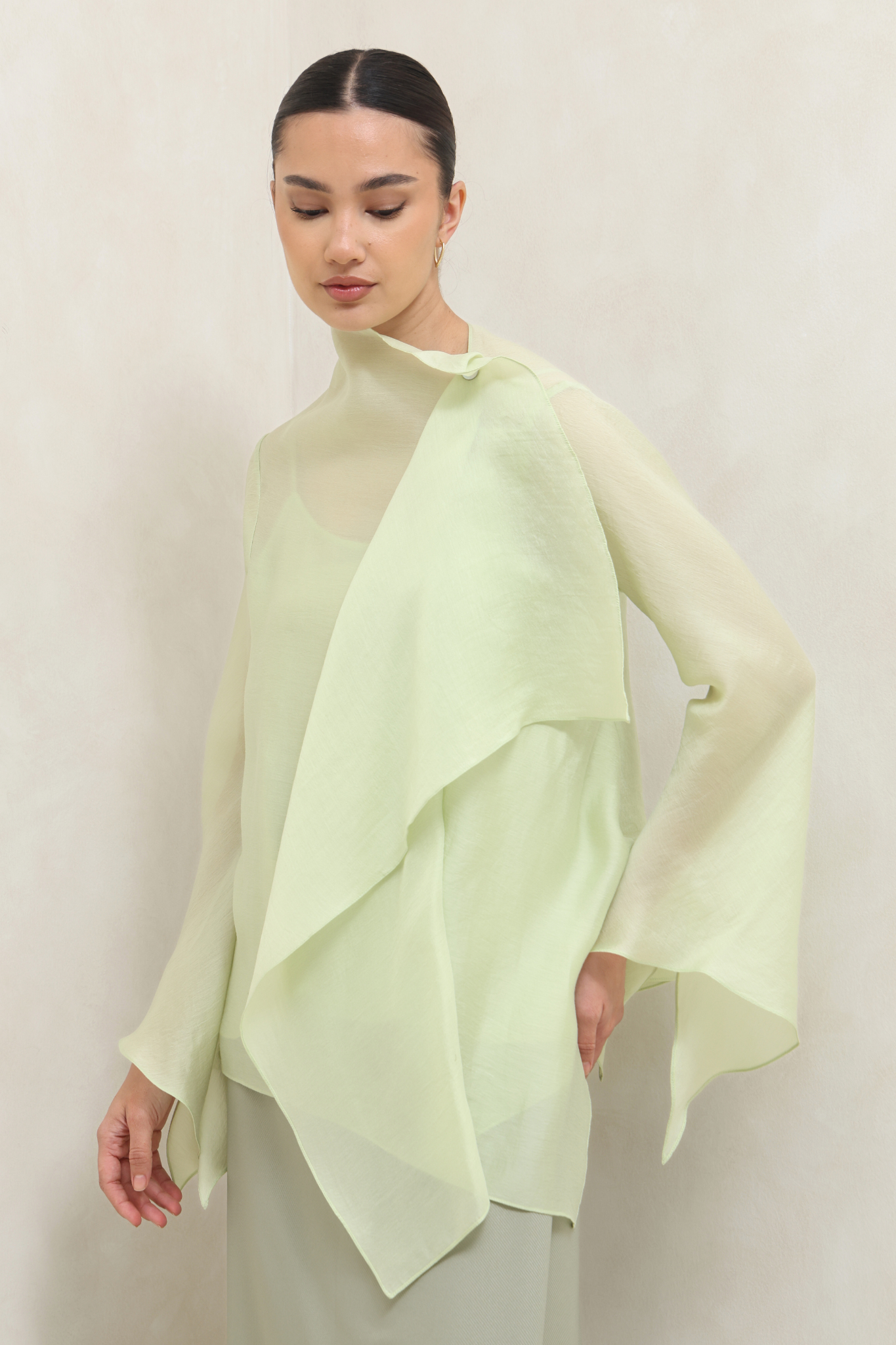 Co-ord whisper Set - Green