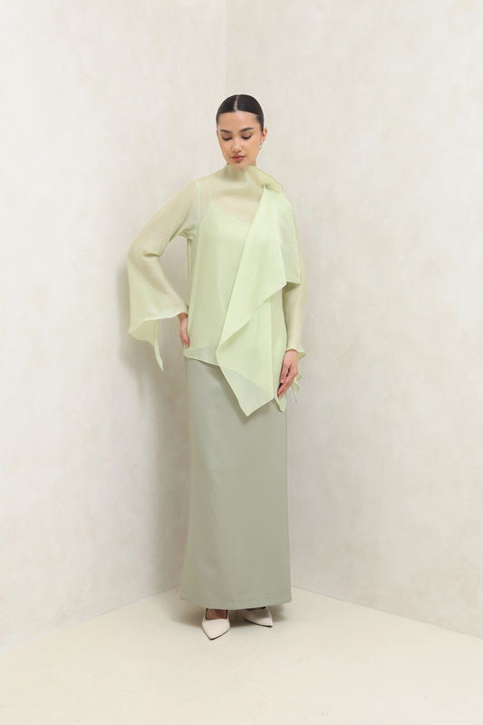 Co-ord whisper Set - Green