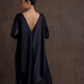 V-Back Cape Dress