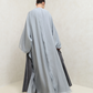 Desert Drape Layered abaya - Blue