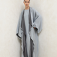 Desert Drape Layered abaya - Blue