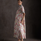 Blossom Collar Midi Dress