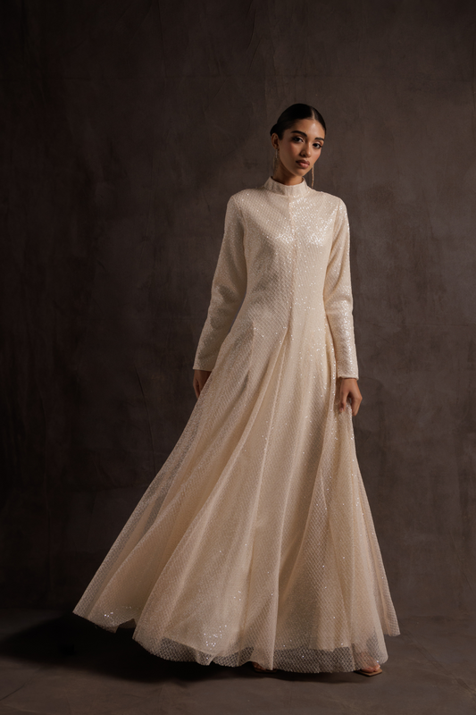 Soft Radiant Pearls Gown