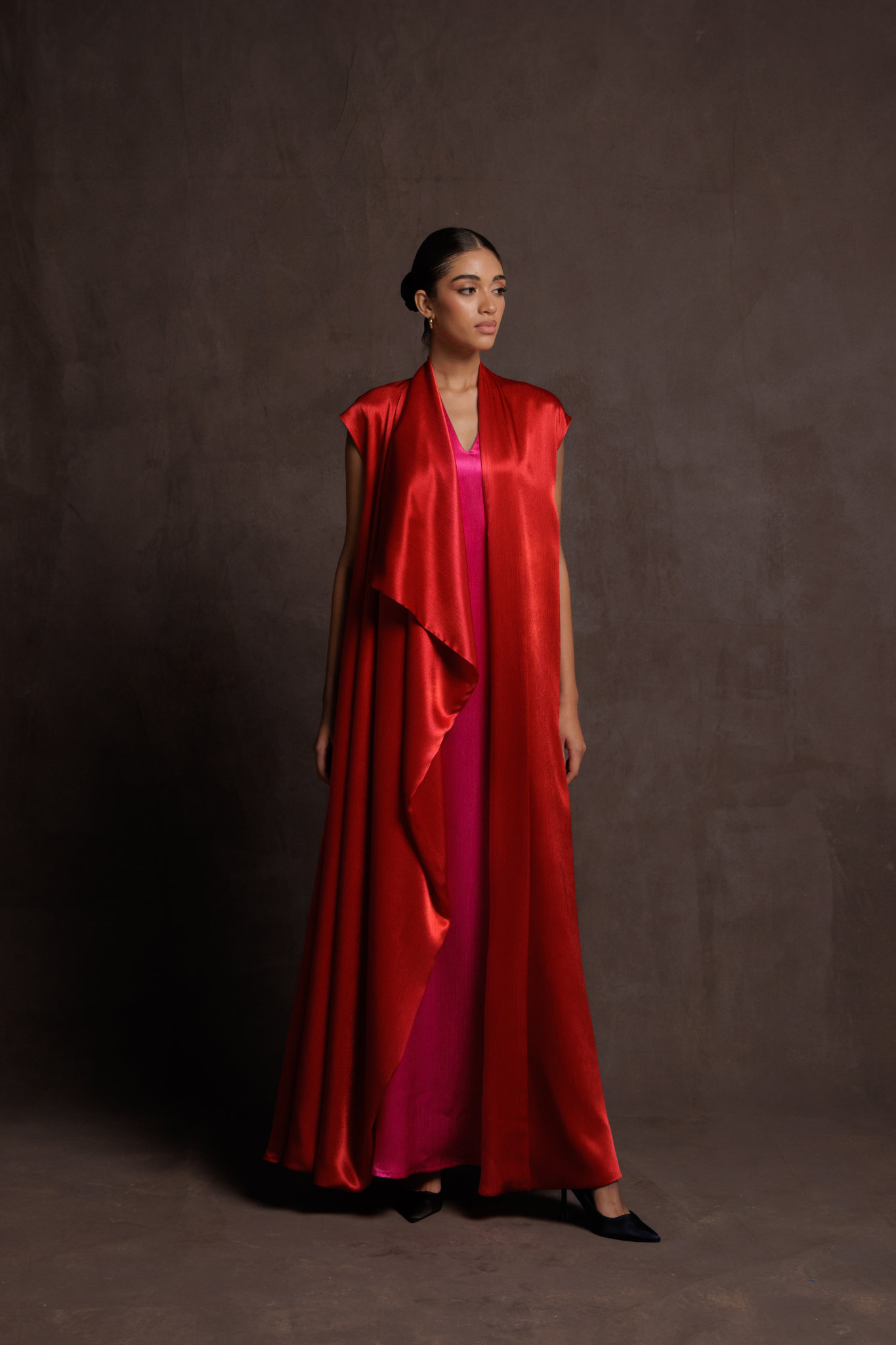 Ruby Drape Vest Dress
