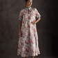 Blossom Collar Midi Dress