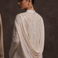 Draped Pearls Gown