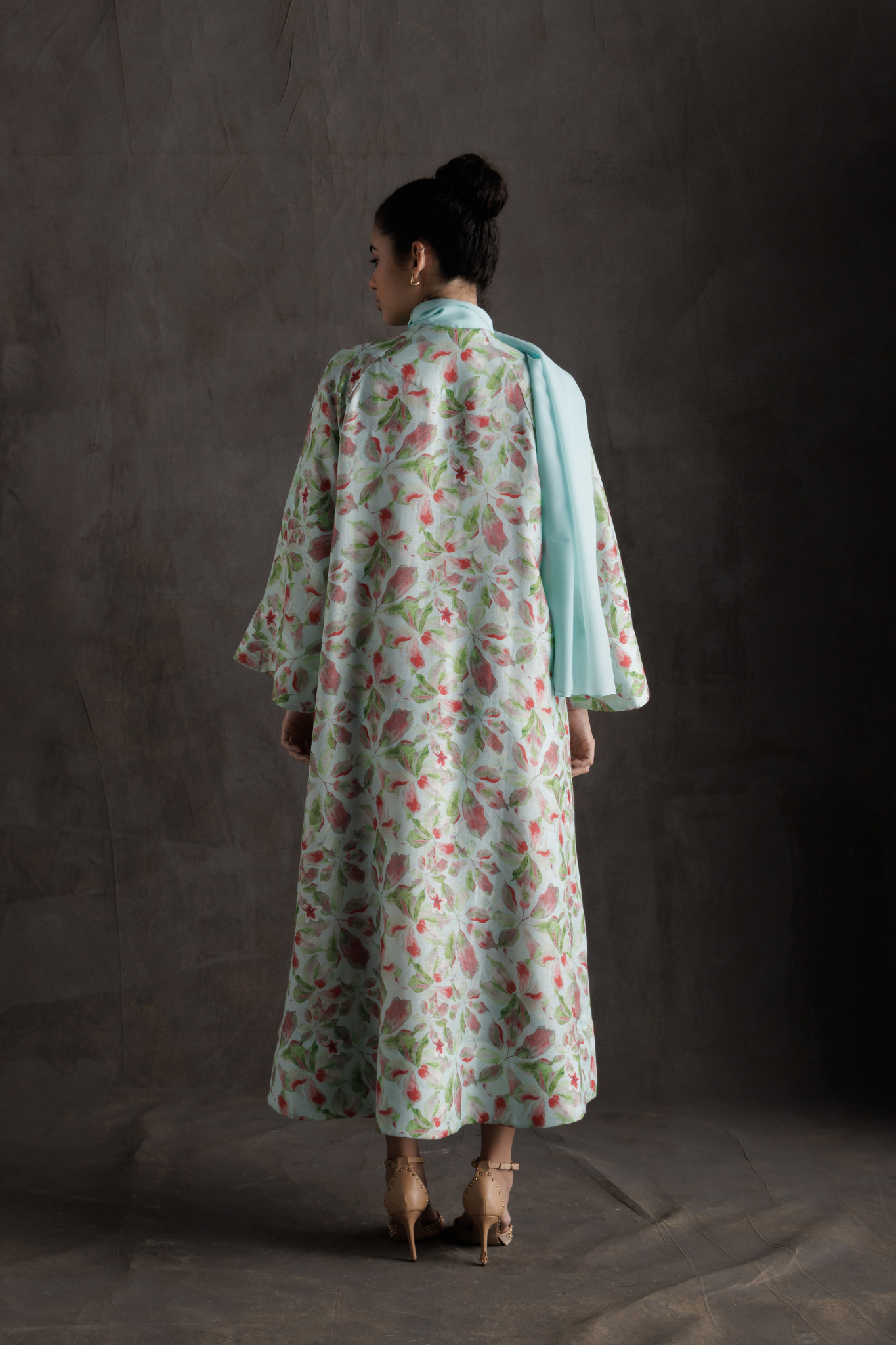 Blossom Breeze Linen Coat