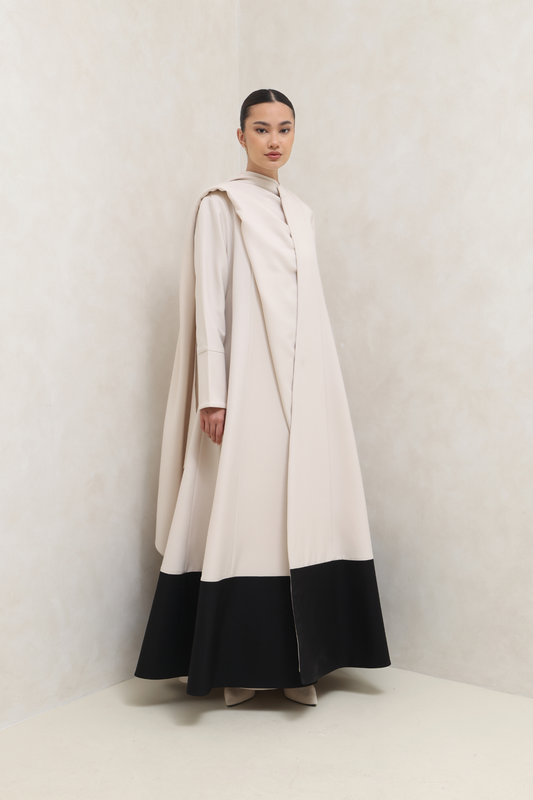 Beige Eclipse Abaya