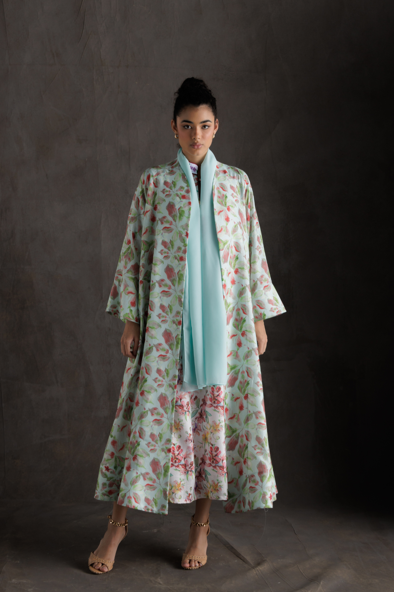 Blossom Breeze Linen Coat