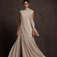 Pearl Veil Scarf Gown