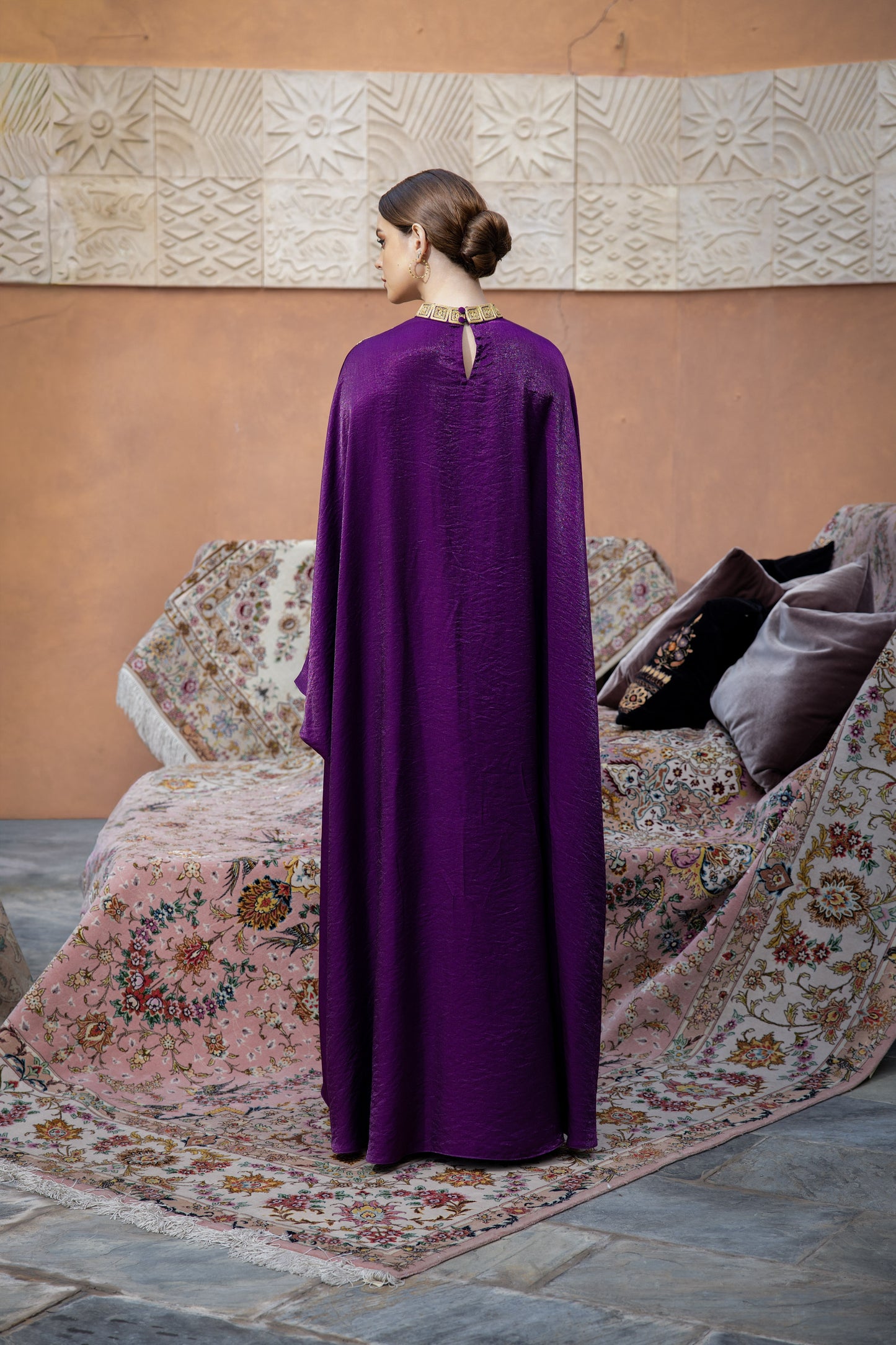 The Merta’sha kaftan violet
