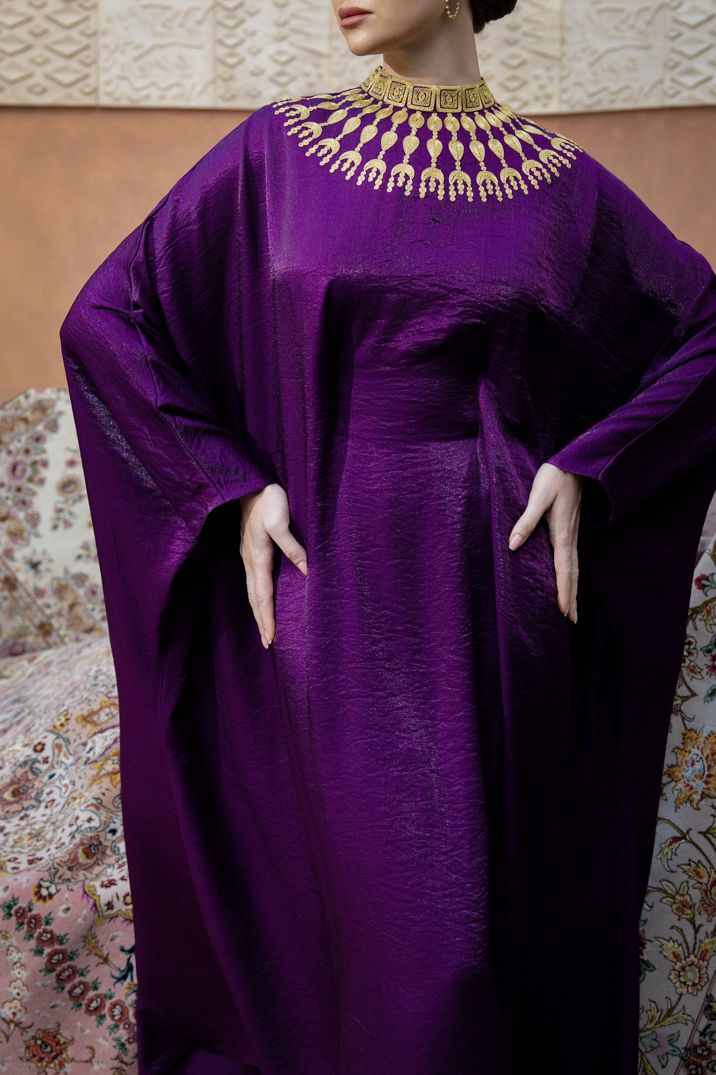 The Merta’sha kaftan violet