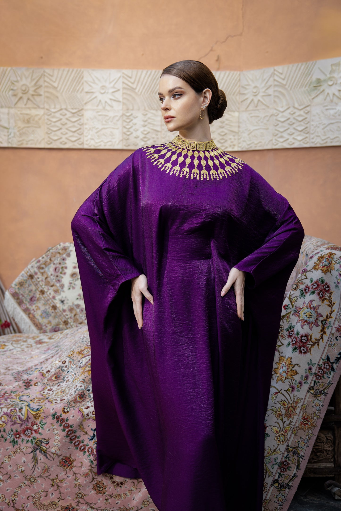 The Merta’sha kaftan violet