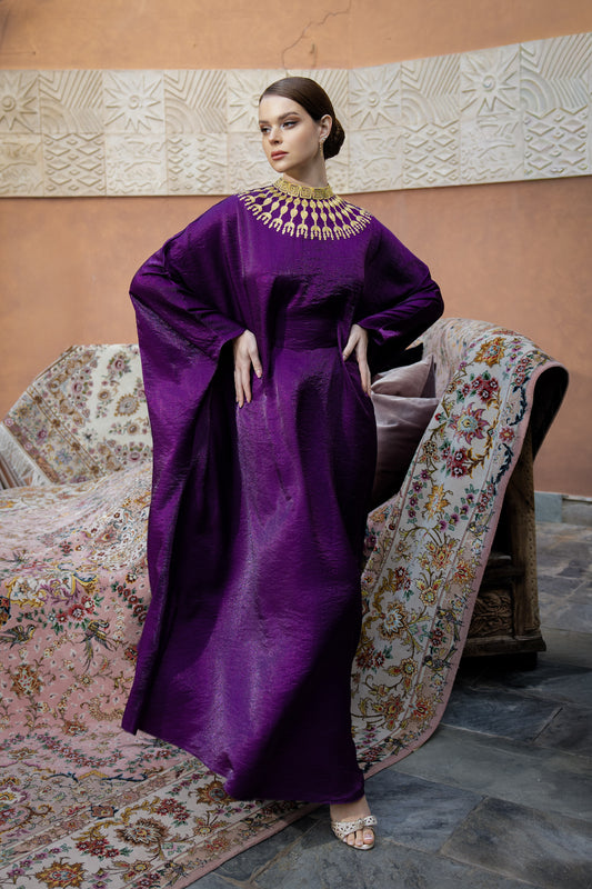 The Merta’sha kaftan violet