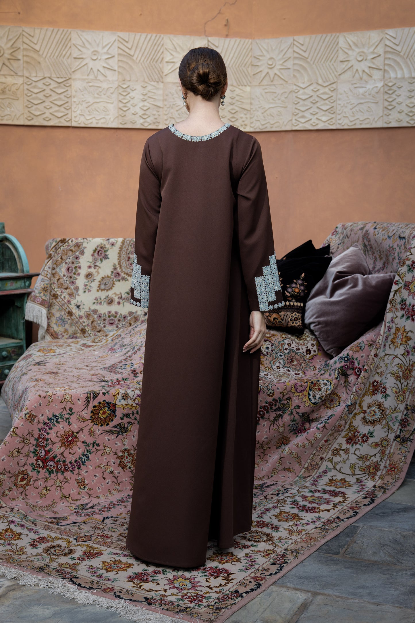 Floral Geometry Jalabiya