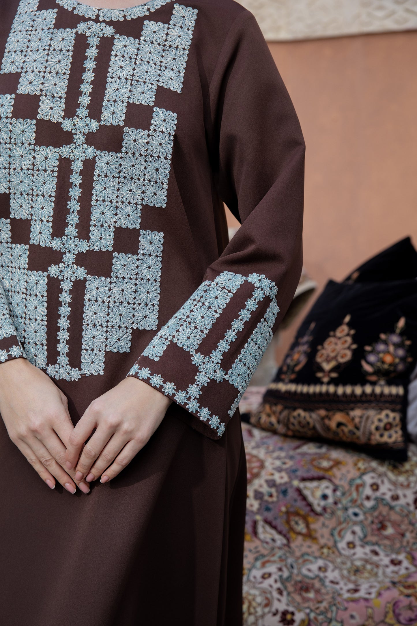 Floral Geometry Jalabiya