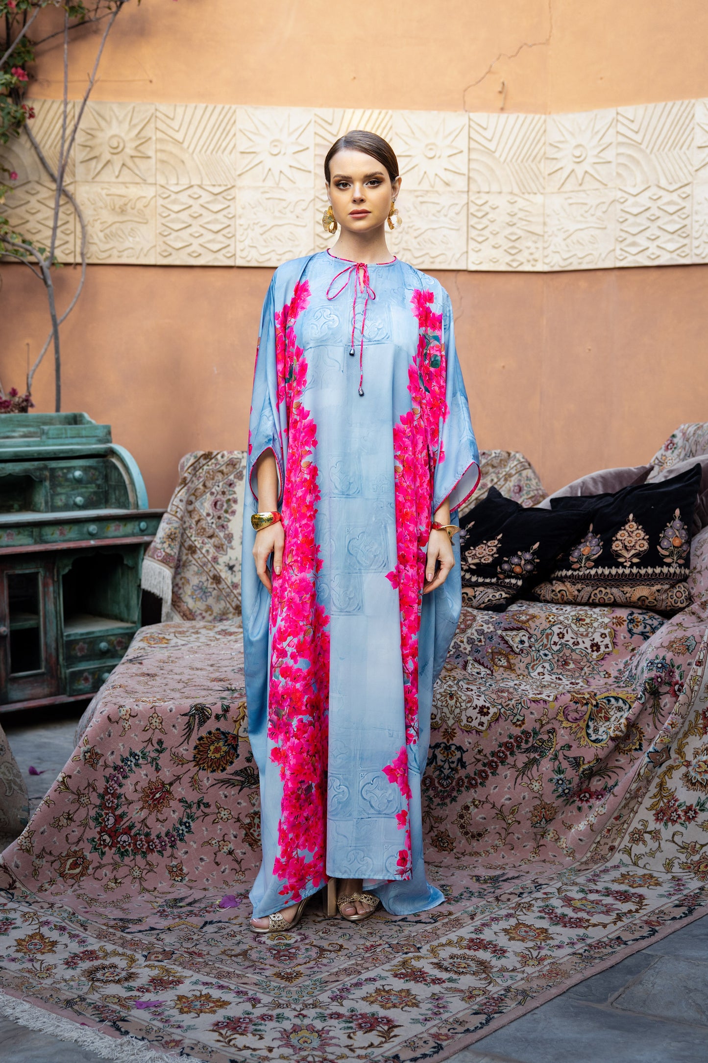 Blooms of Bahrain Butterfly Dress