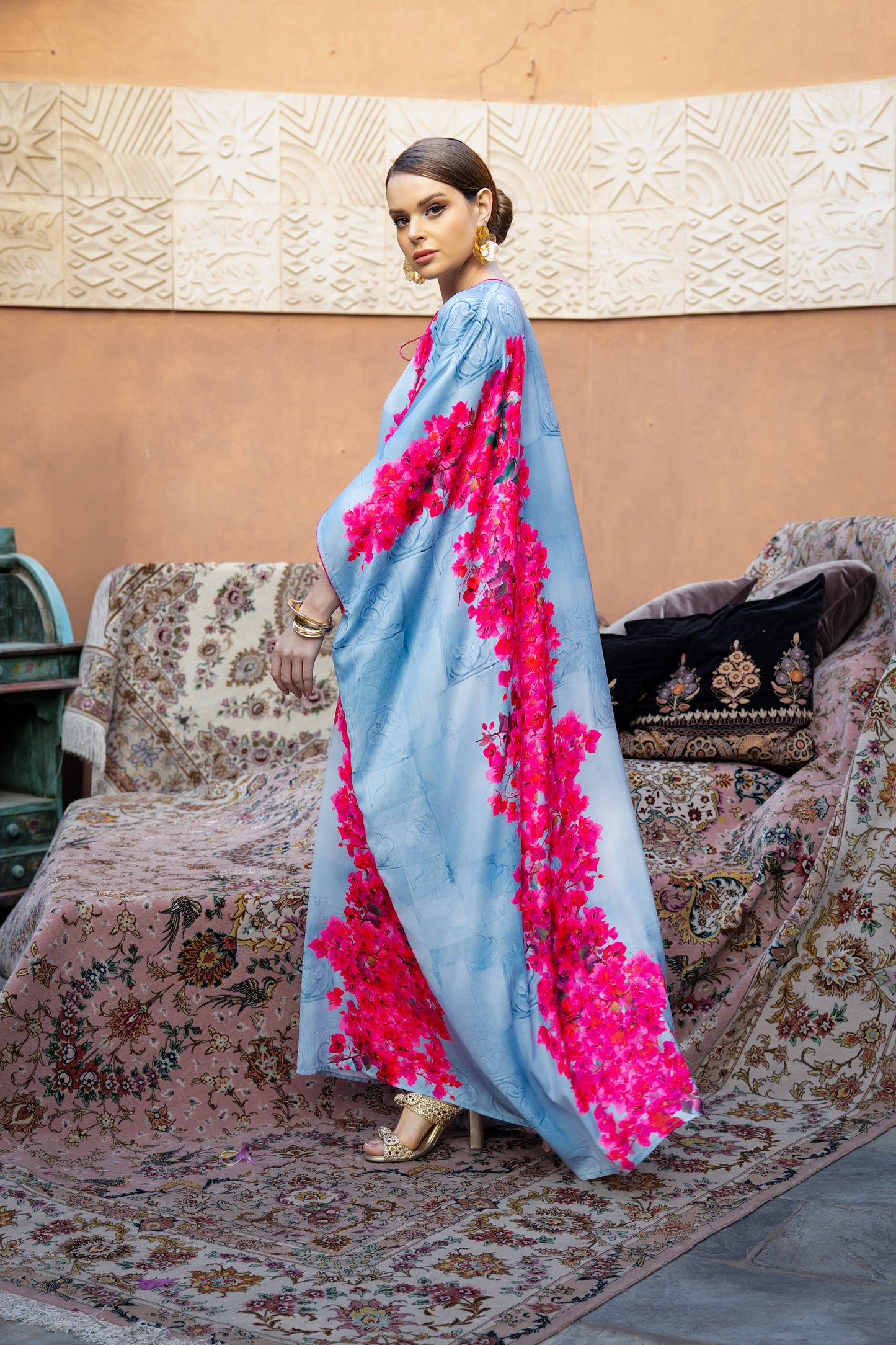 Blooms of Bahrain Butterfly Dress