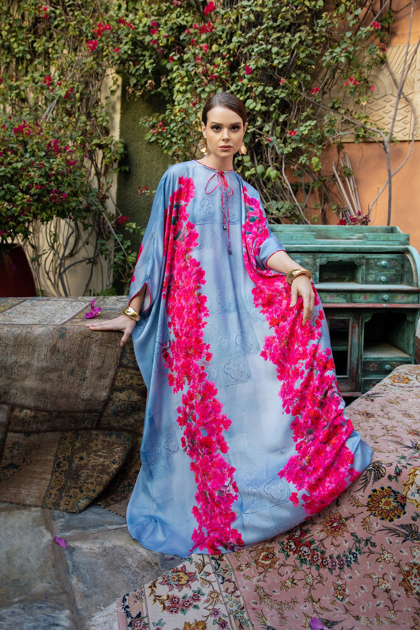 Blooms of Bahrain Butterfly Dress