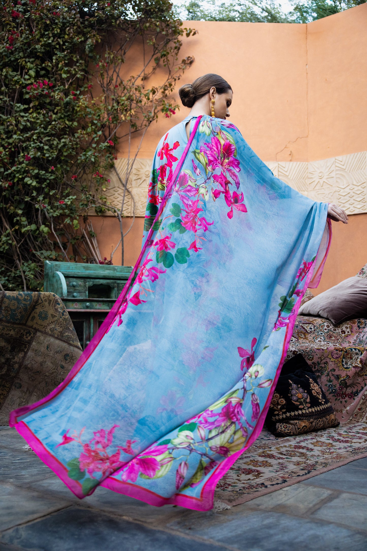 Bohemian floral Scarf