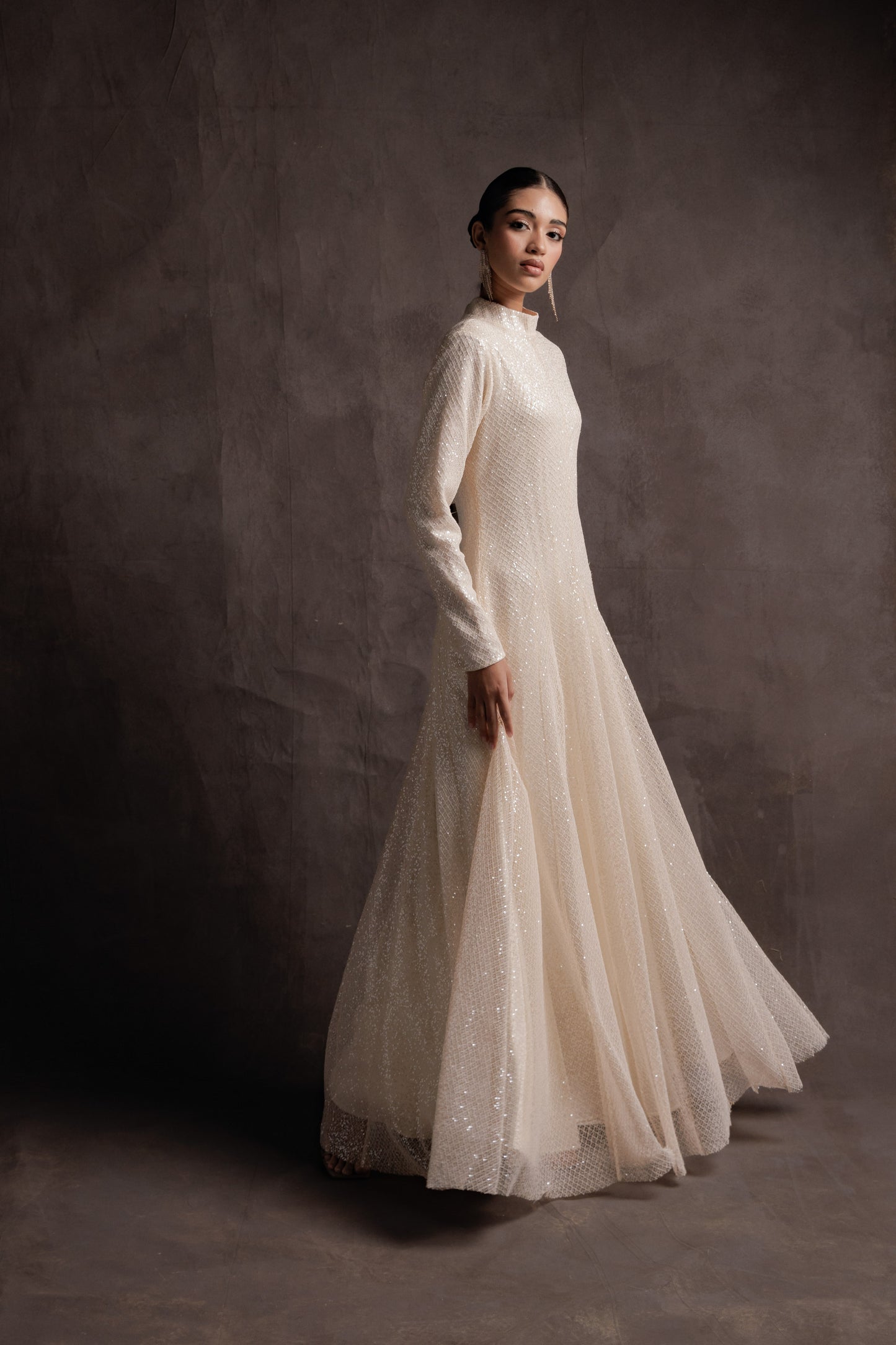 Soft Radiant Pearls Gown