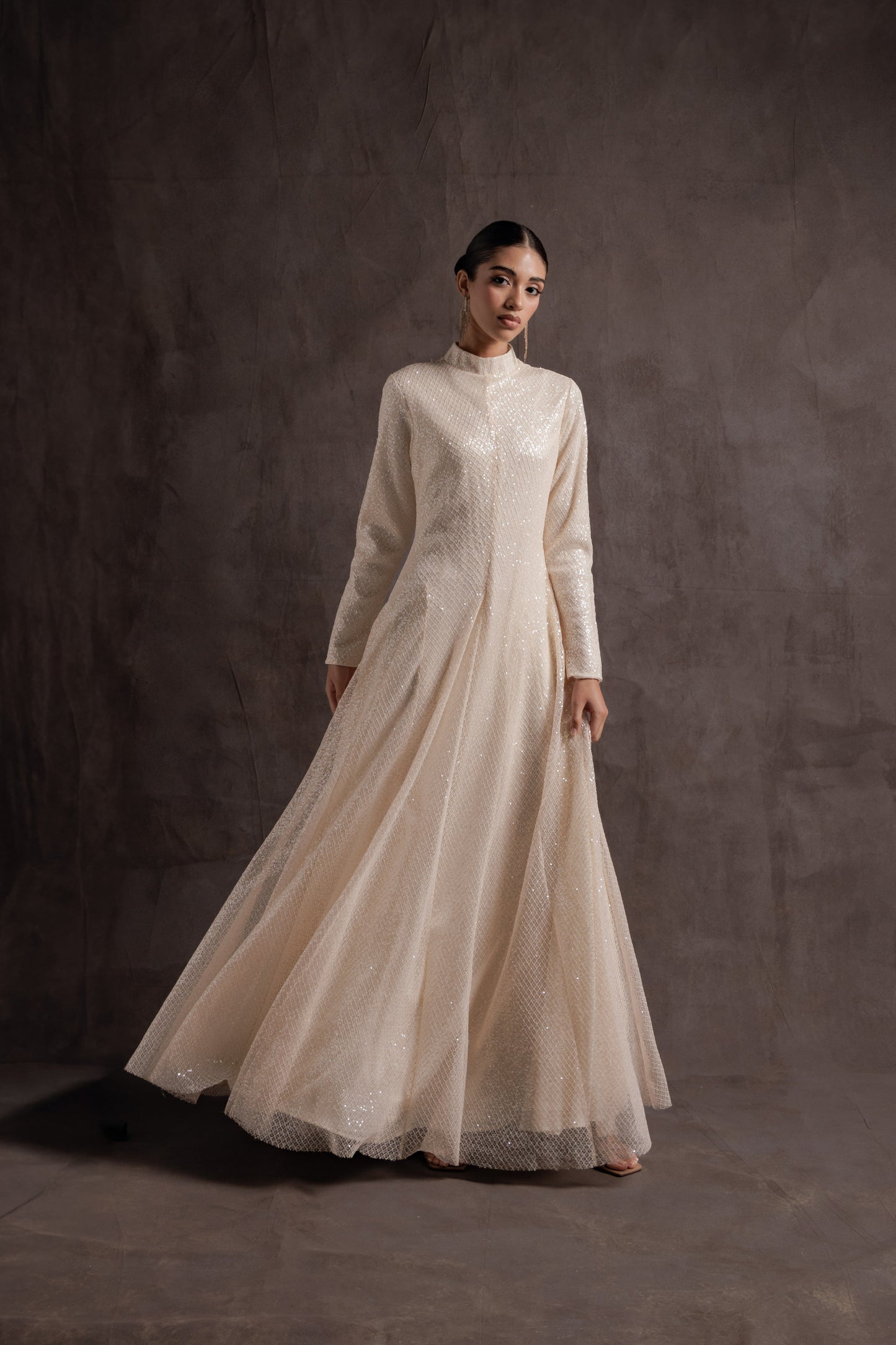 Soft Radiant Pearls Gown