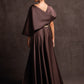Brown Midnight Draped Dress