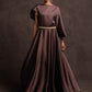 Brown Midnight Draped Dress